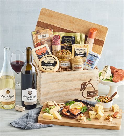 best wine cheese gift baskets